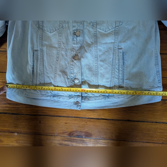 NWT Madewell The Plus Jean Jacket in Westlawn Wash - size 1X - Picture 14 of 16